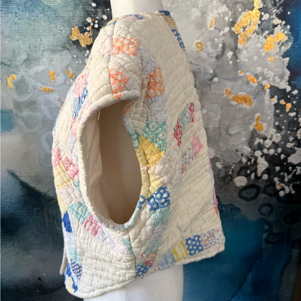 Handmade Quilted Vest - Picture 5 of 6